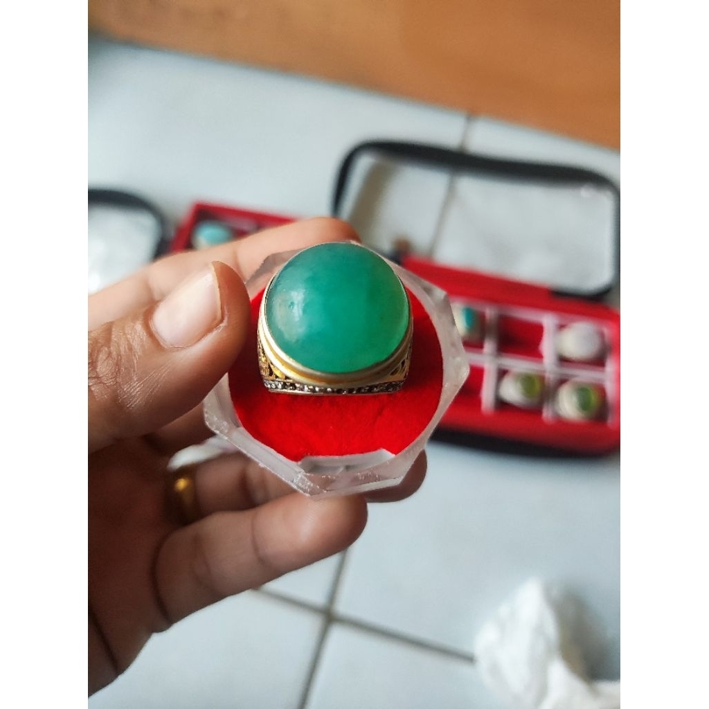 batu bacan majiko ring perak