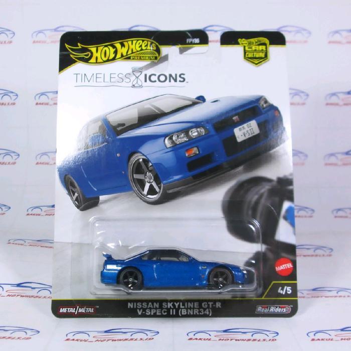 Hotwheels Premium Timeless Nissan Skyline GT-R34 Set Ecer