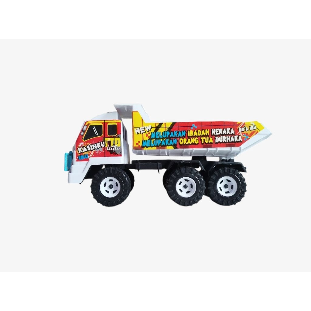 (Rubah toys) mainan truk jungkit dump truck plastik