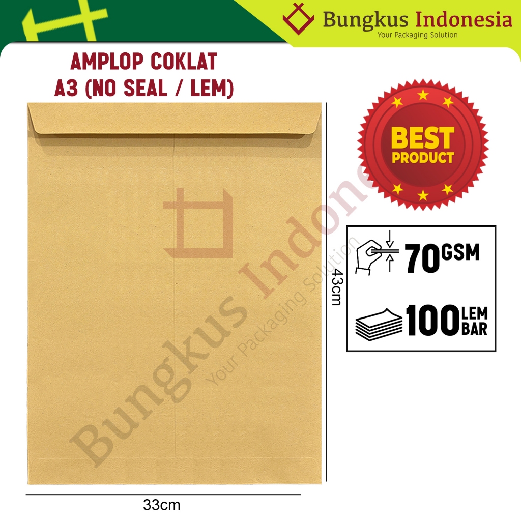 Amplop Coklat A3 / Amplop Coklat Besar