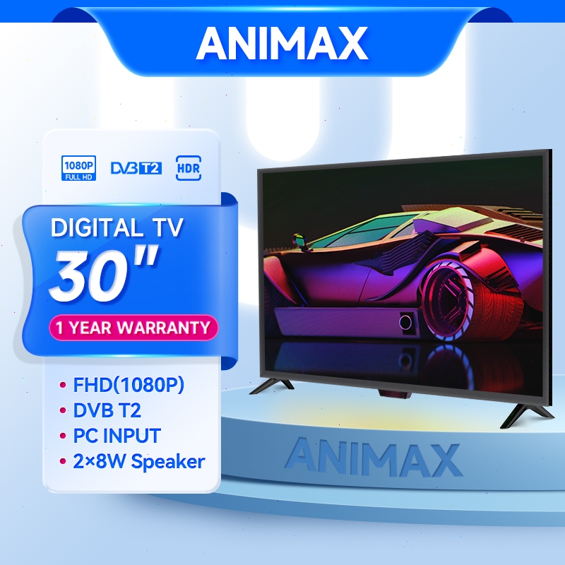Animax Smart TV Android 27 Inch 30 Inch Smart TV LED 27 inch 30 inch FHD TV Digital 27 Inch Android 