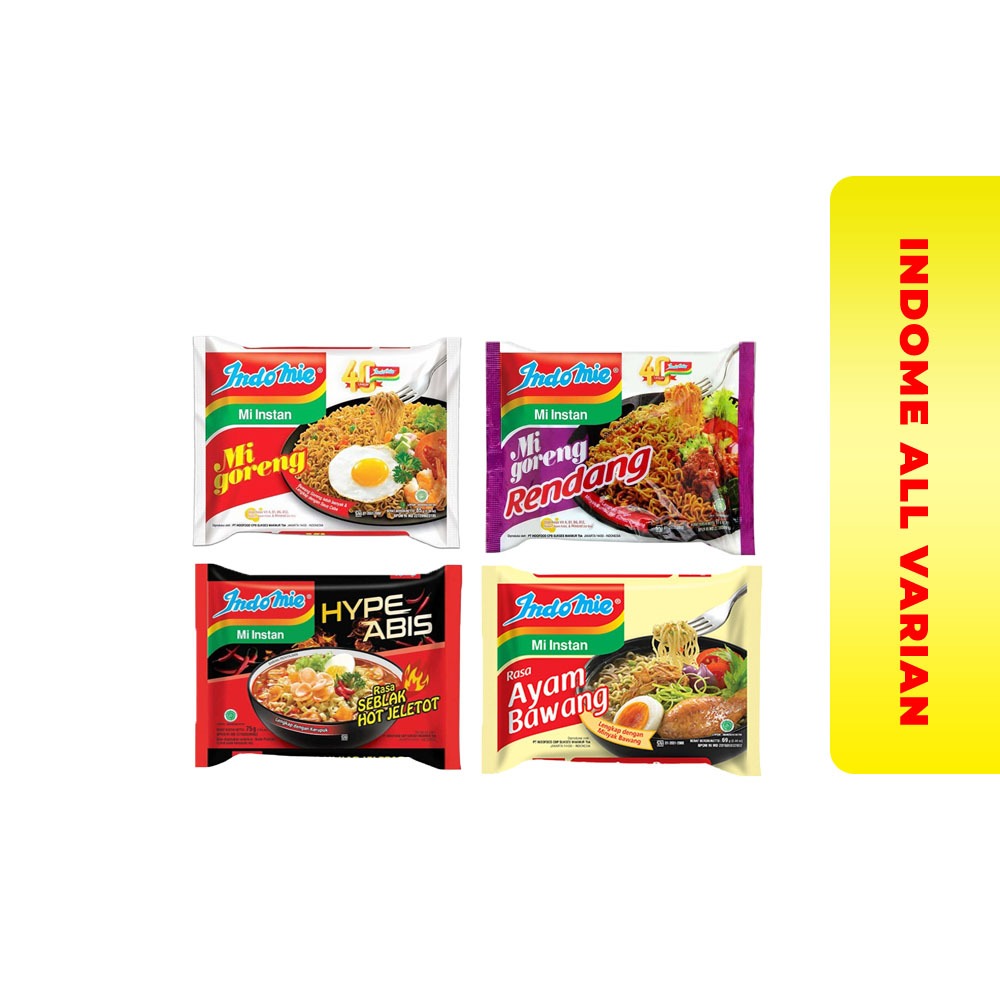 INDOMIE MIE INSTAN ALL VARIAN