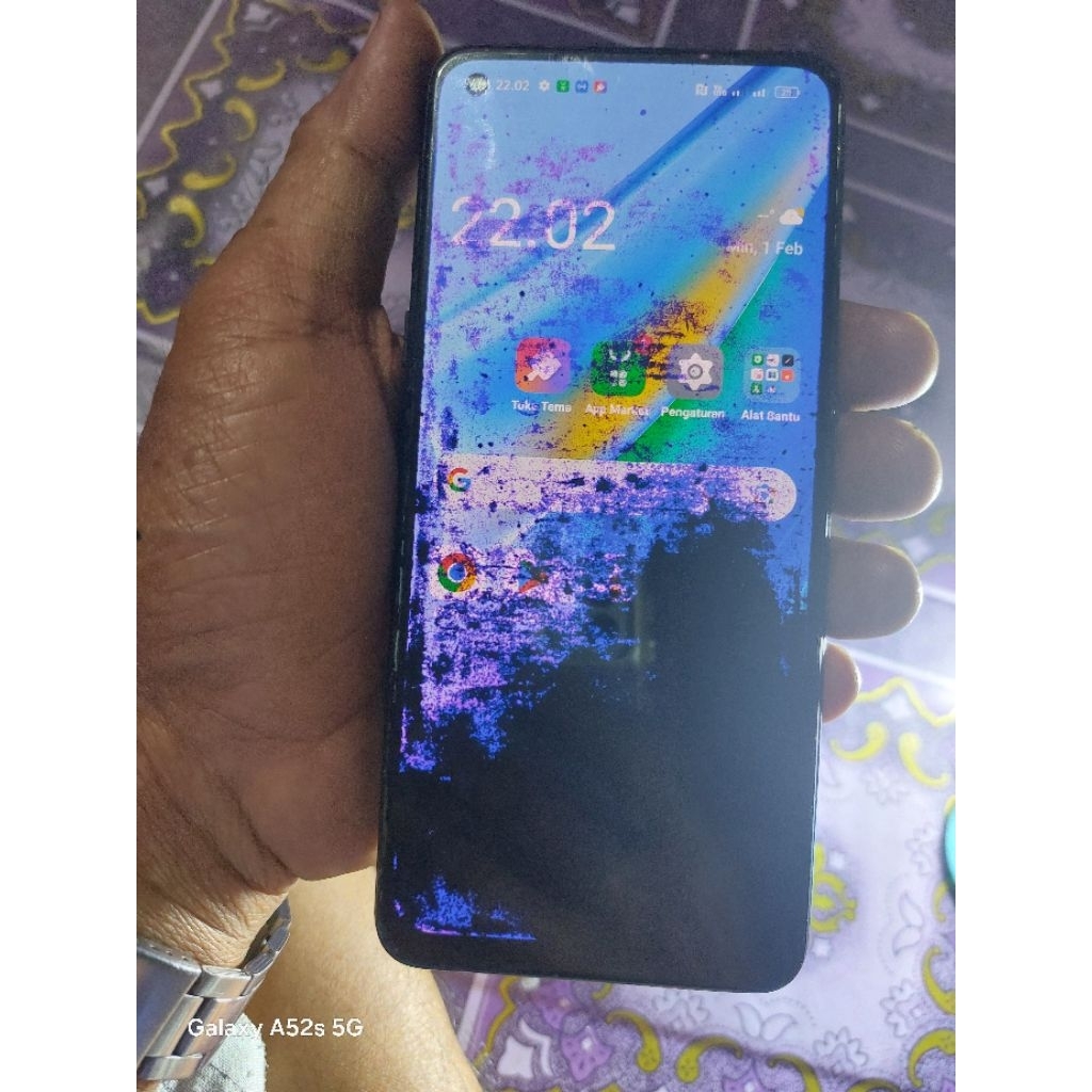 oppo A95 4G ram 8/128 second.mesin.minus lcd.