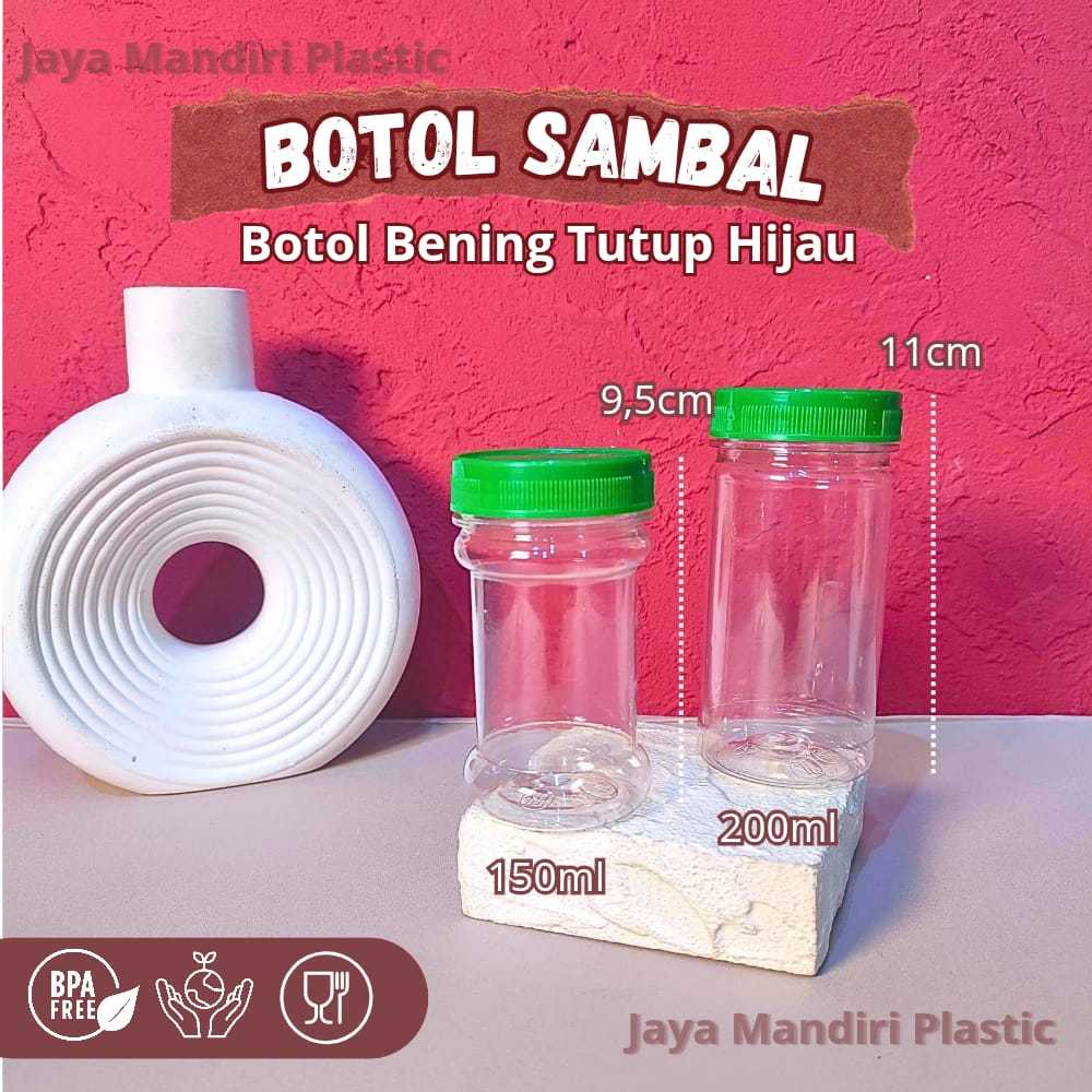 Botol SAMBAL 150ml 200ml | Toples 150ml | Botol Sambal 150ml PET
