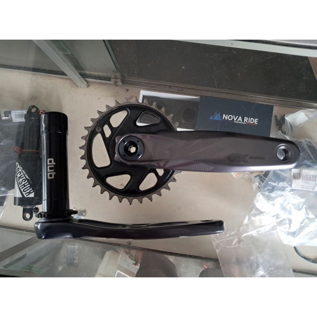 Crank Sram GX Eagle DUB 32T Chainring 170mm Arm - crank sepeda MTB xc trail am enduro dh