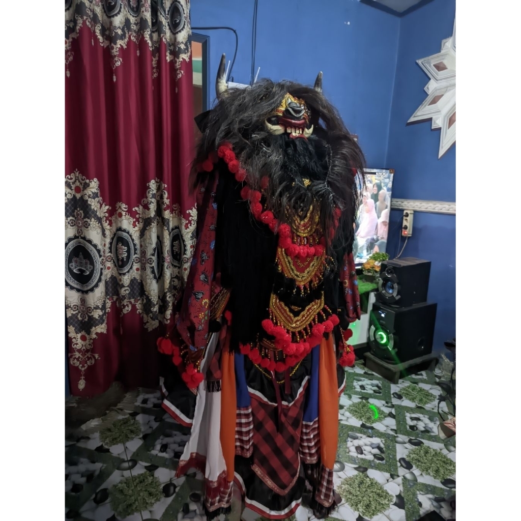 KOSTUM JARANAN BUTO MARCUET BERTANDUK FULSET