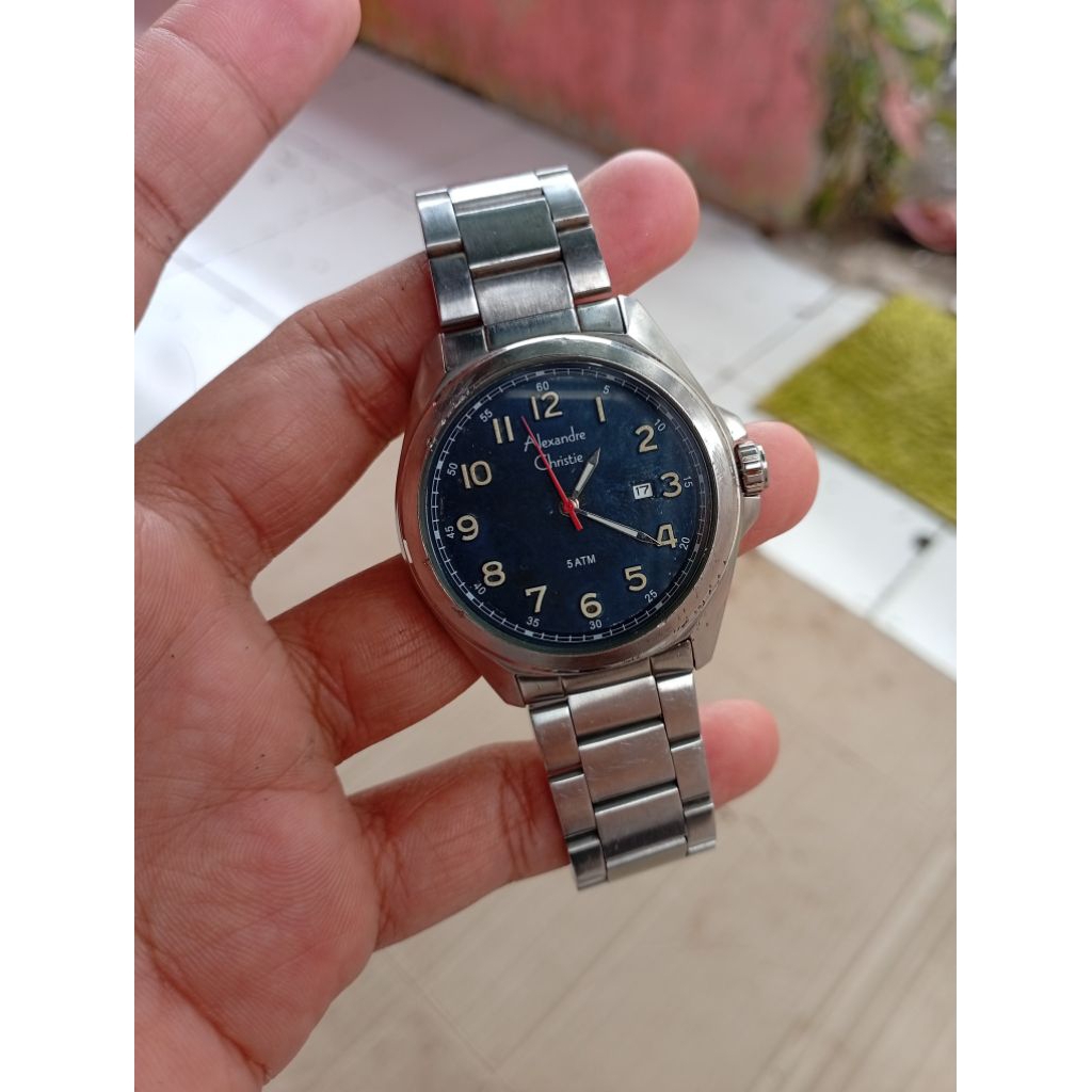 jam tangan Alexandre Christie second ori