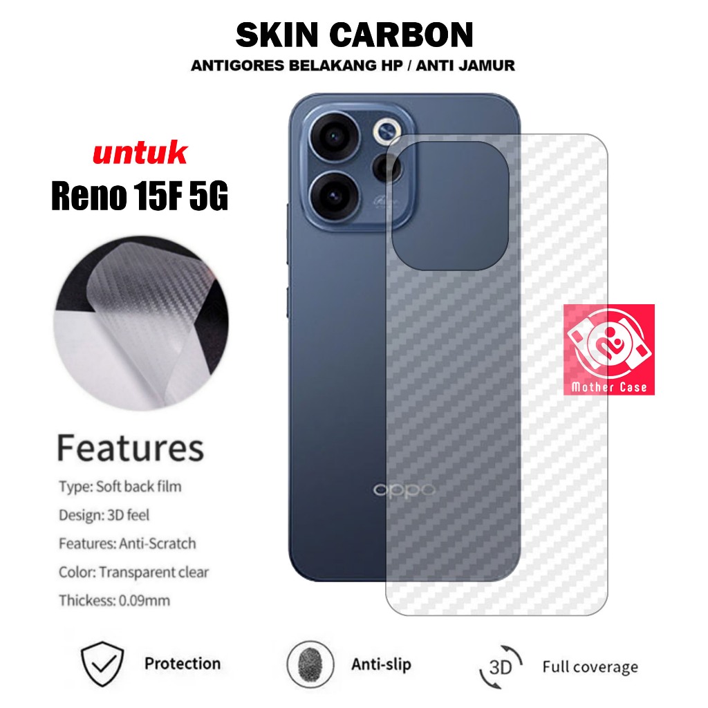 Skin Carbon Oppo Reno 15F 4G/5G / Oppo Reno 15 5G | Oppo Reno 13F 5G | Reno 13F 4G | Reno 12F | Reno