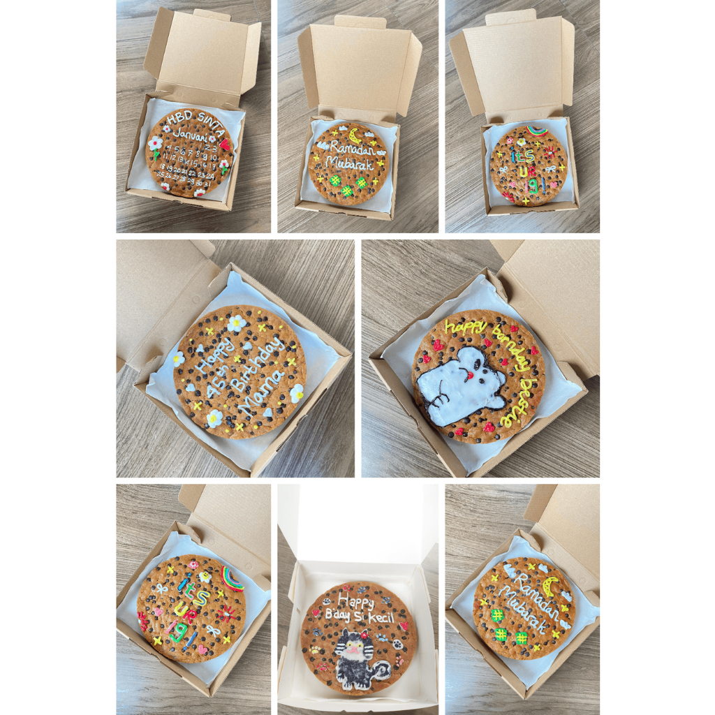 Giant Cookies Birthday Cookie Premium Cake Bday Giant Cookies Soft Baked Kue Ulang Tahun Custom