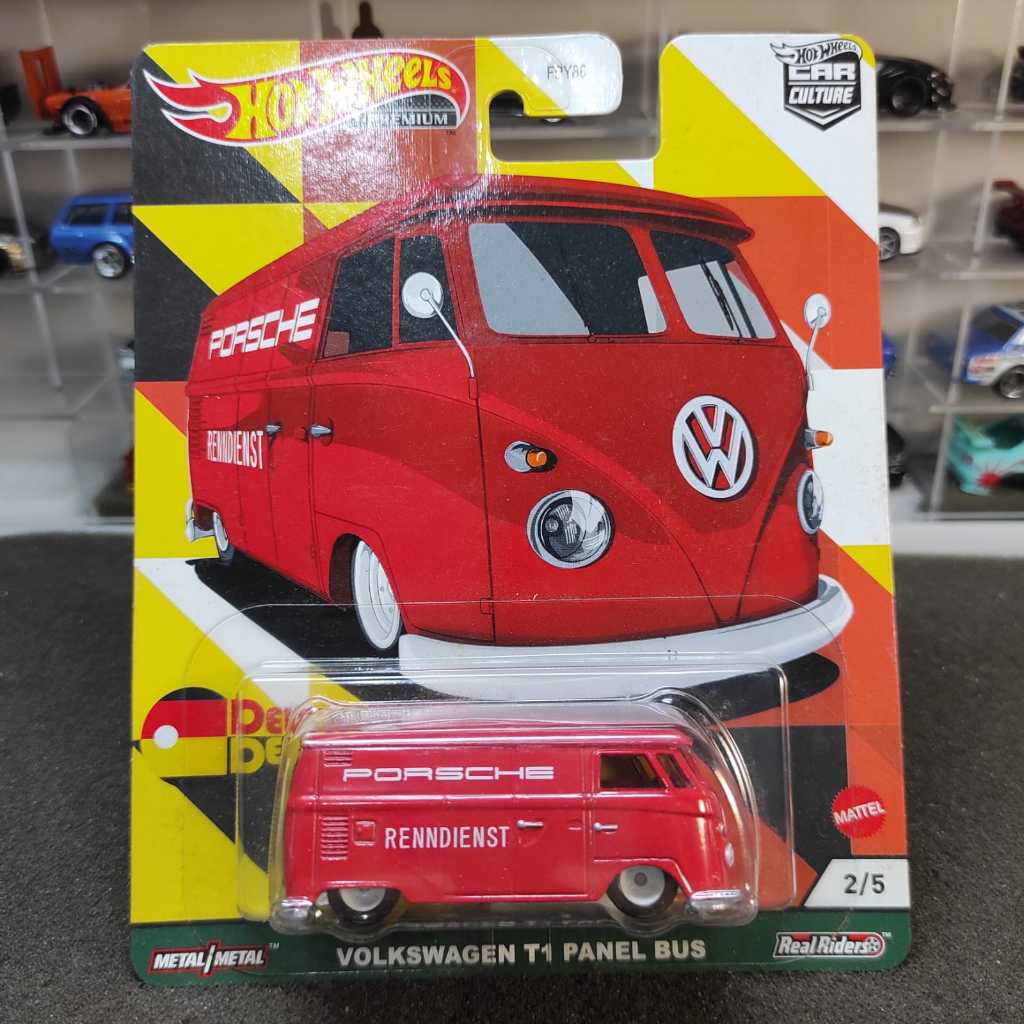 Hotwheels Volkswagen T1 Panel Bus Red