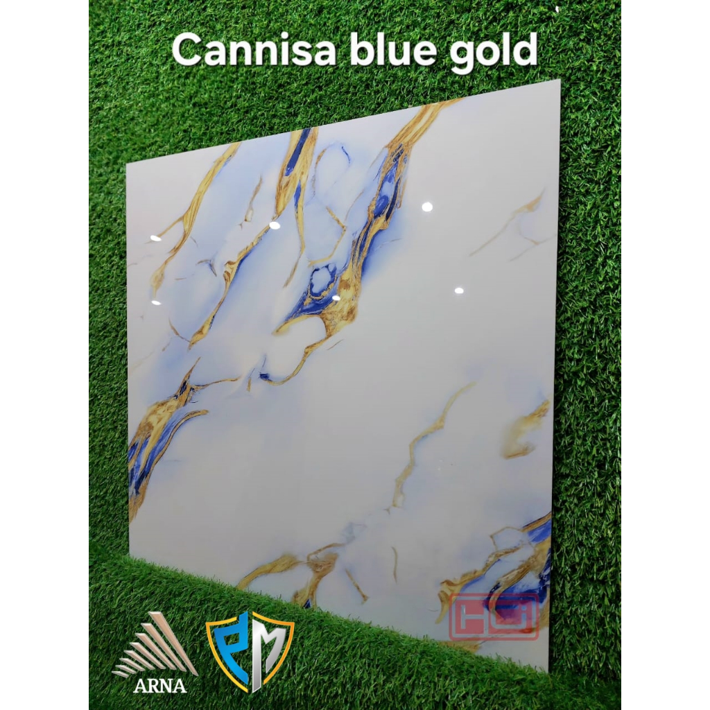 GRANIT GLAZE POLISH 60X60 ARNA CANNISA BLUE GOLD