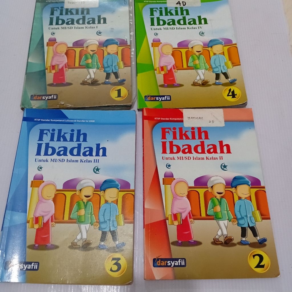 FIKIH IBADAH KELAS 1, KELAS 2, KELAS 3, KELAS 4 UNTUK MI SD DARSYAFII