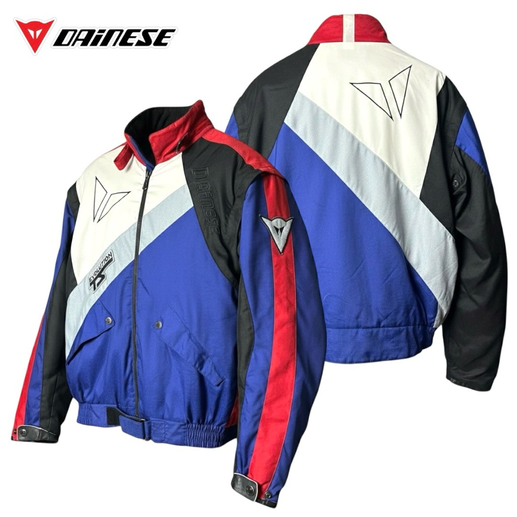 jaket Dainese italy original 90s vintage racing jacket biker motor touring bkn yellow corn nankai ku