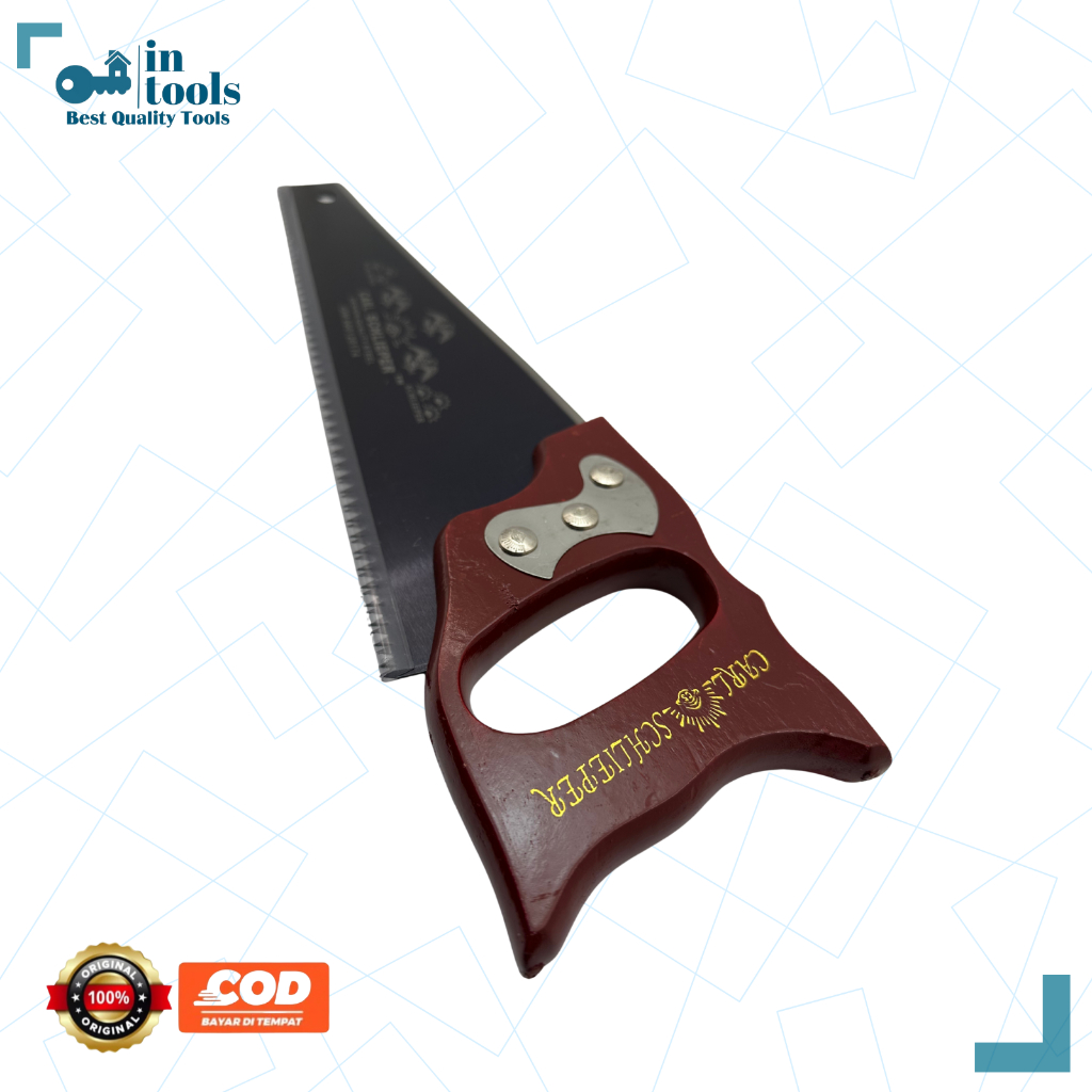 Graji Kayu CS 16" Gagang Kayu Carl Schliper Gergaji Graji Gorok gagang kayu
