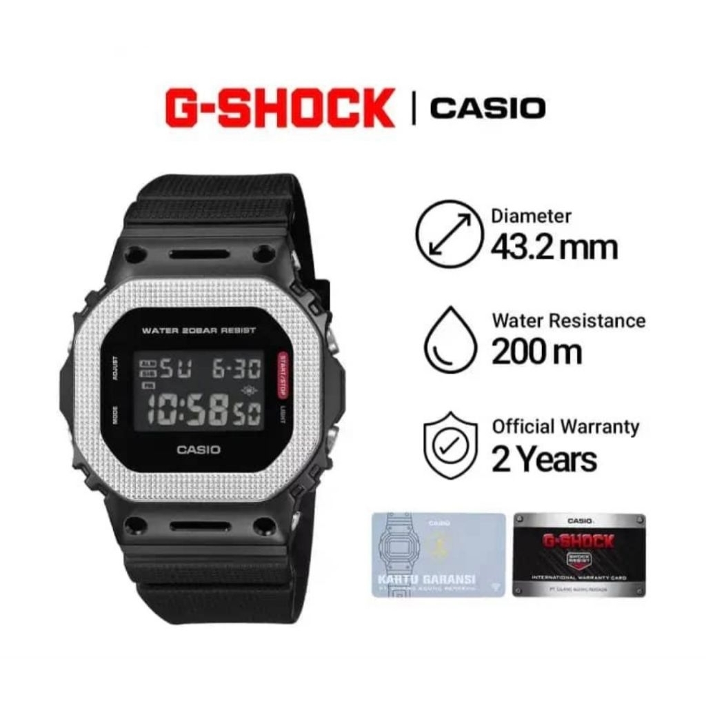 Jam Tangan Pria Casio G-Shock G-Steel GM-5600BM-1D / GM-5600BM-1DR Original