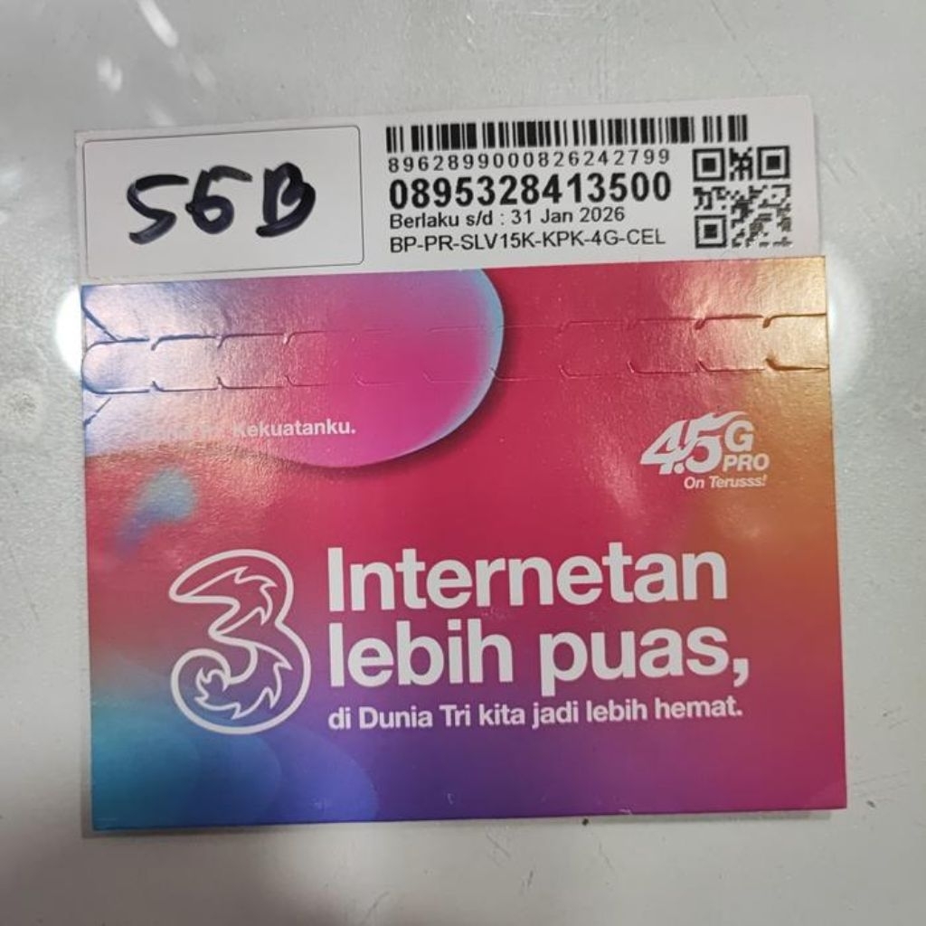 Kartu Perdana Tri dengan Kuota Internet Nasional dan Lokal