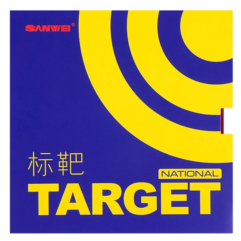 Karet Pingpong Tenis Meja Sanwei Target National (Blue Sponge) / Karet Tenis Meja Sanwei Target Nasi