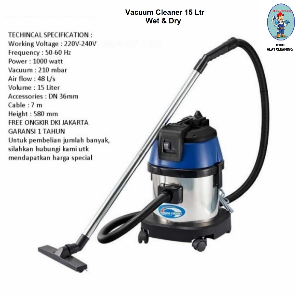 Vacuum cleaner wet and dry/Vacuum Cleaner 15L