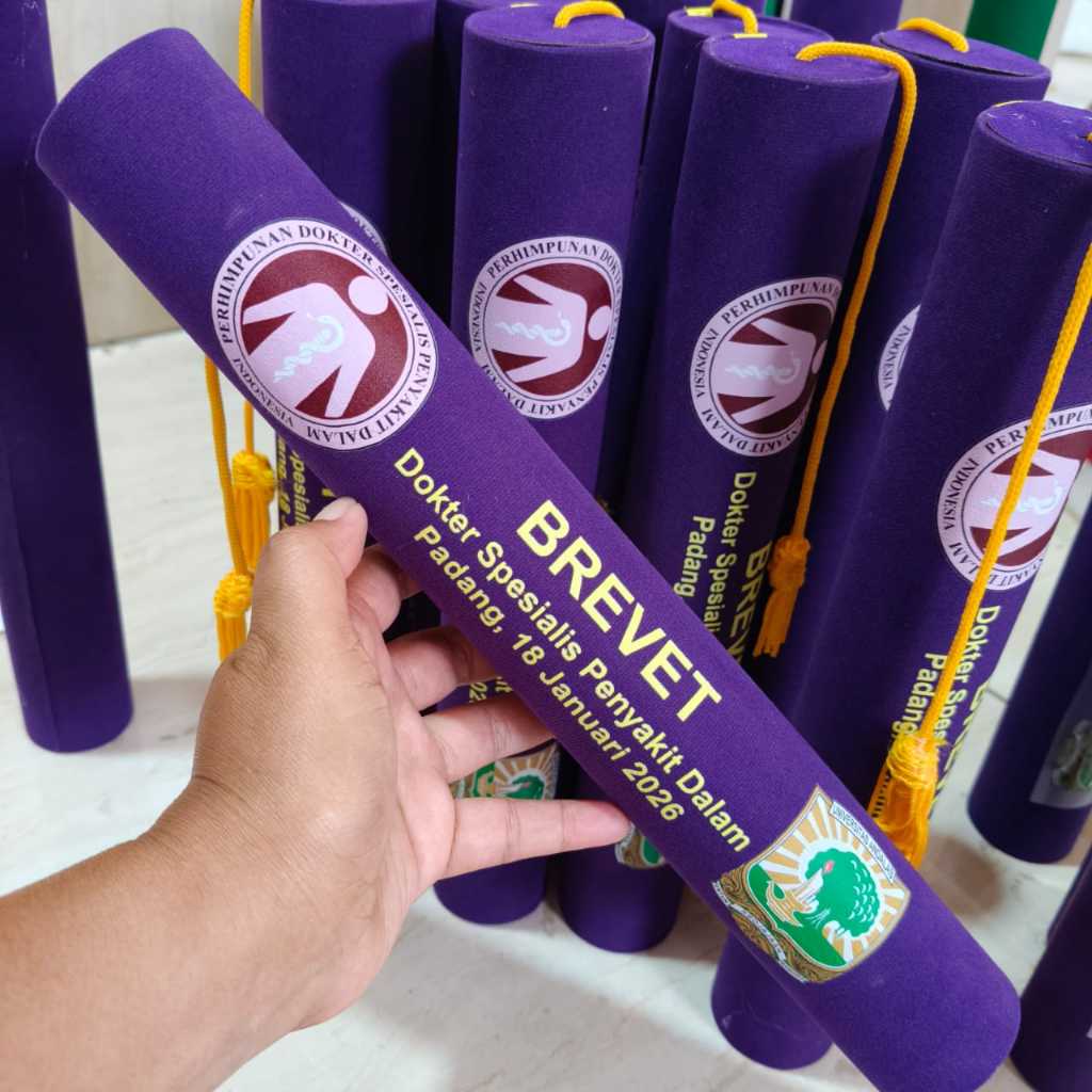 ( BISA 1 BIJI ) TABUNG WISUDA CUSTOM | TEMPAT IJASAH SERTIFIKAT  TK SD SMP SMA SARJANA