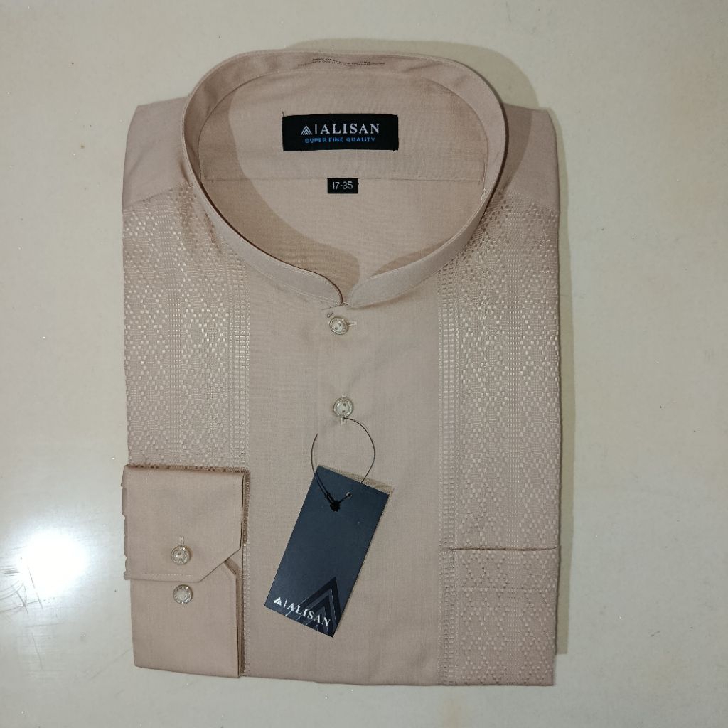 JUMBO LENGAN PANJANG ALISAN Koko Bordir Motif Kotak Miring Reguler