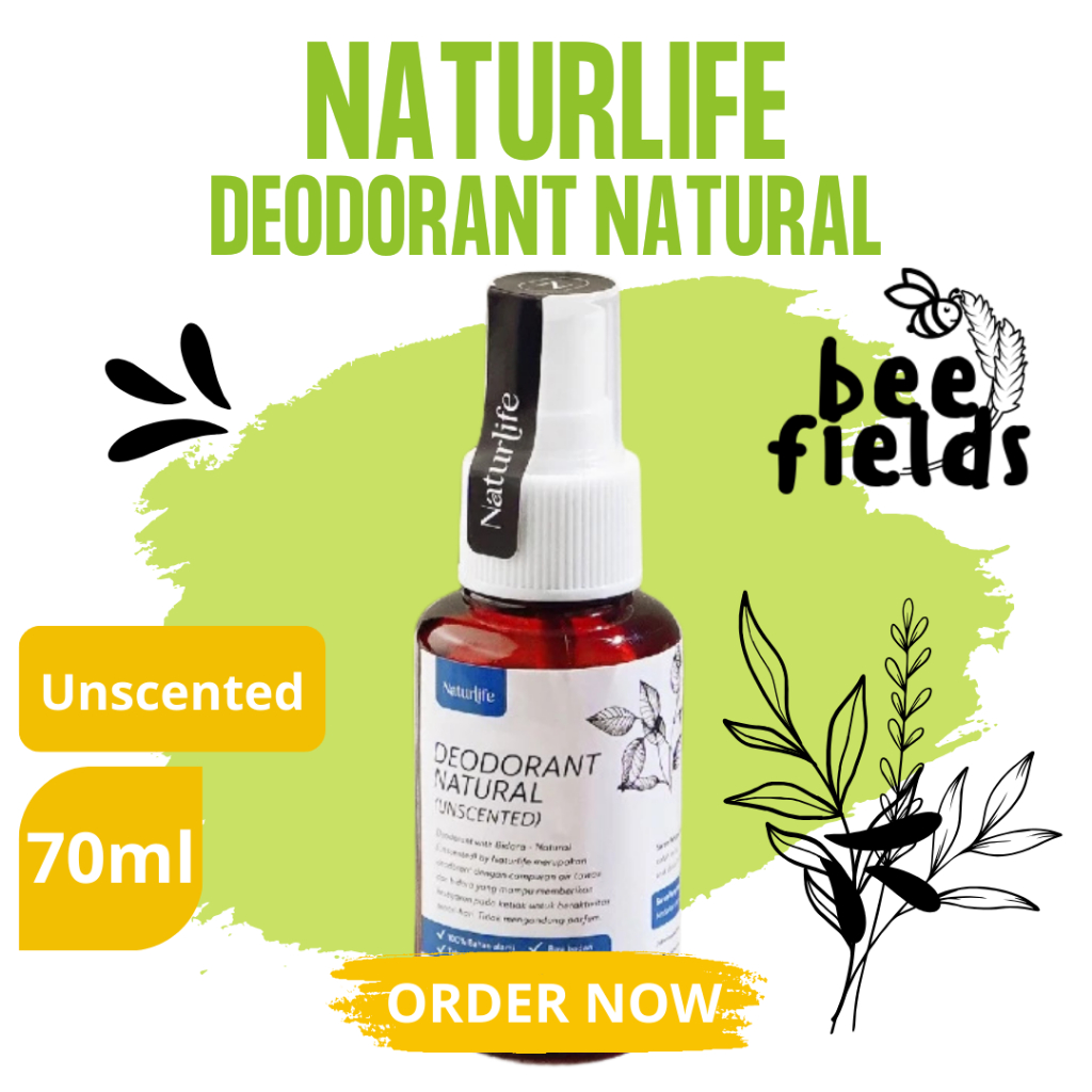 NATURLIFE - Deodorant Tawas Natural Spray | Tawas Spray 70ml | Deodorant Spray Tawas Cair | Deodoran