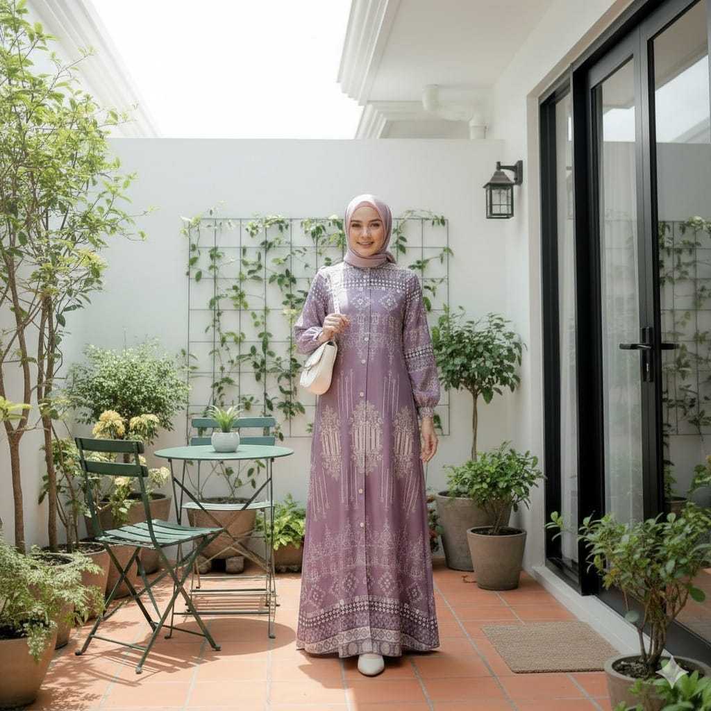 Gamis Maxmara Luxury Gamis Lebaran Elegan Wanita Muslim Bahan Premium Nyaman Dipakai