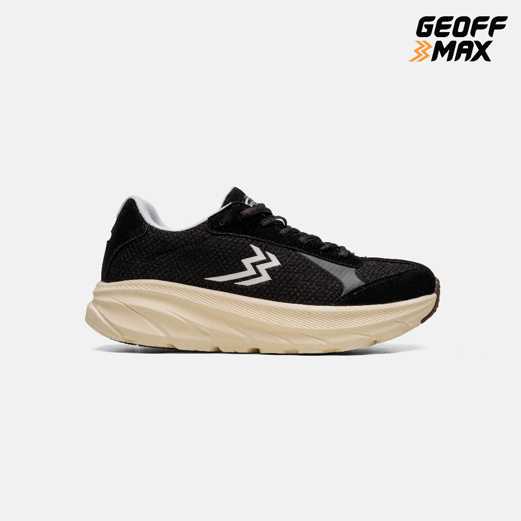 Geoff Max - Finestone Black White Walking Shoes Pria & Wanita