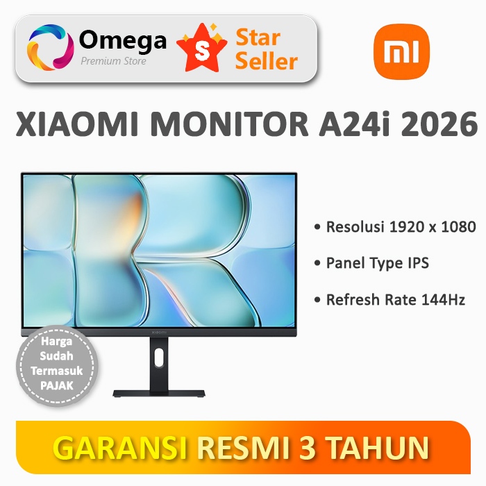 Monitor Xiaomi A24i 2026 24" FHD IPS 144Hz