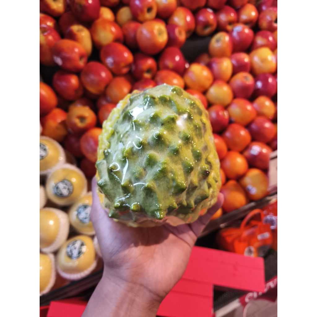 Buah srikaya Import Taiwan super fresh utuh 1 pcs-+700 gram