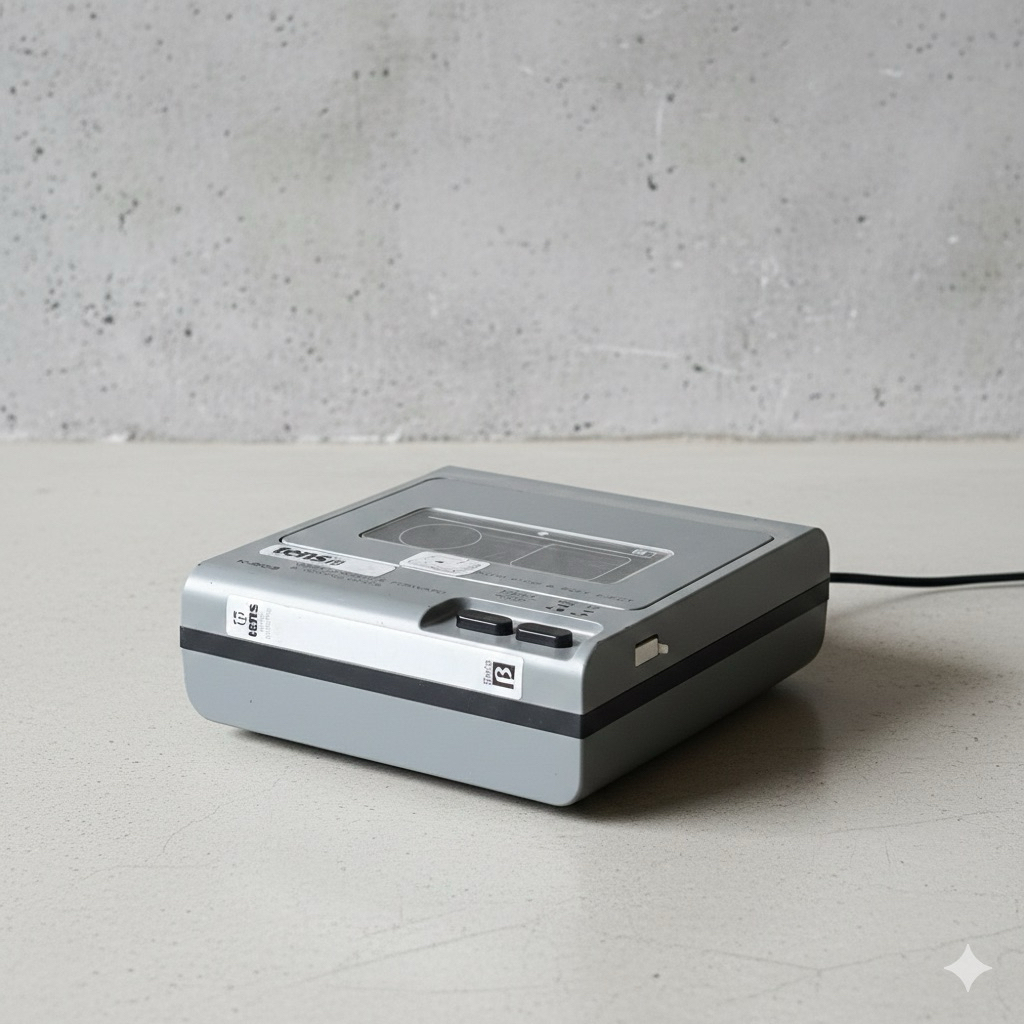 Tensai K-909 Vintage VHS Rewinder – 1970s Video Cassette Machine