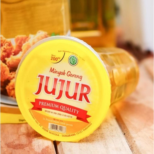 MINYAK GORENG JUJUR KEMASAN GELAS/CUP 200ml