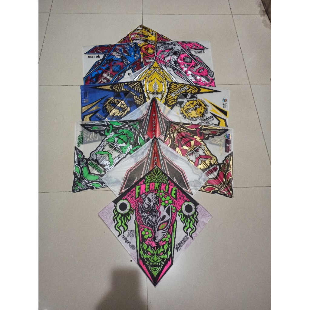 layangan tournament/koleksi warok x nstd 11pcs