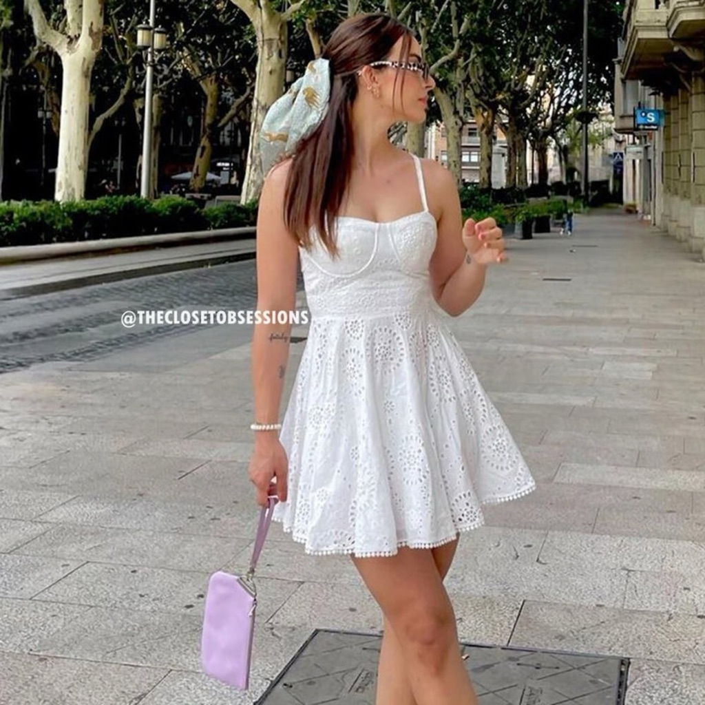 [SALE] NEW ZARA Mini Dress  Katbol Pompom