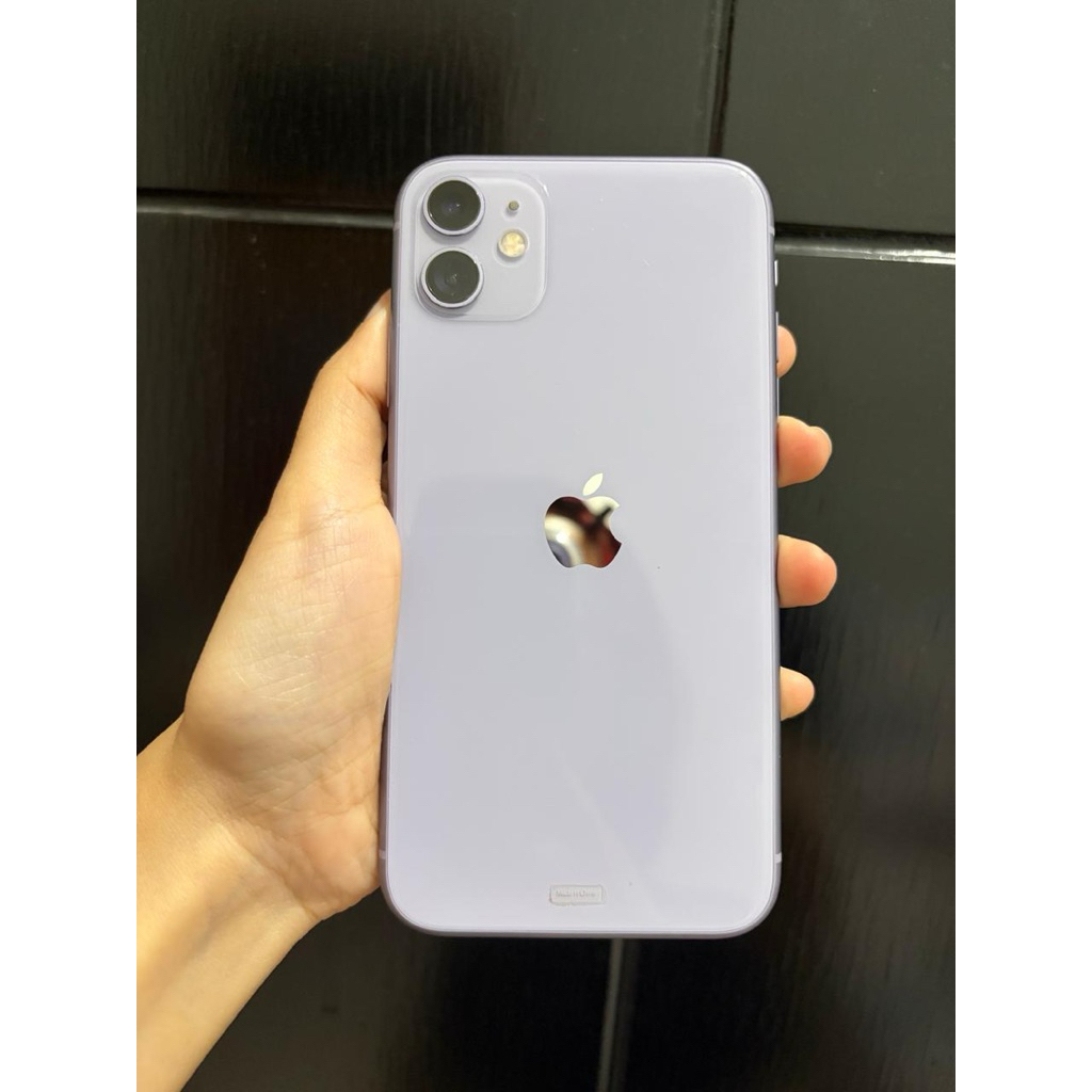 PRELOVED Iphone 11 Ori Ibox Second Purple 128gb Full Set