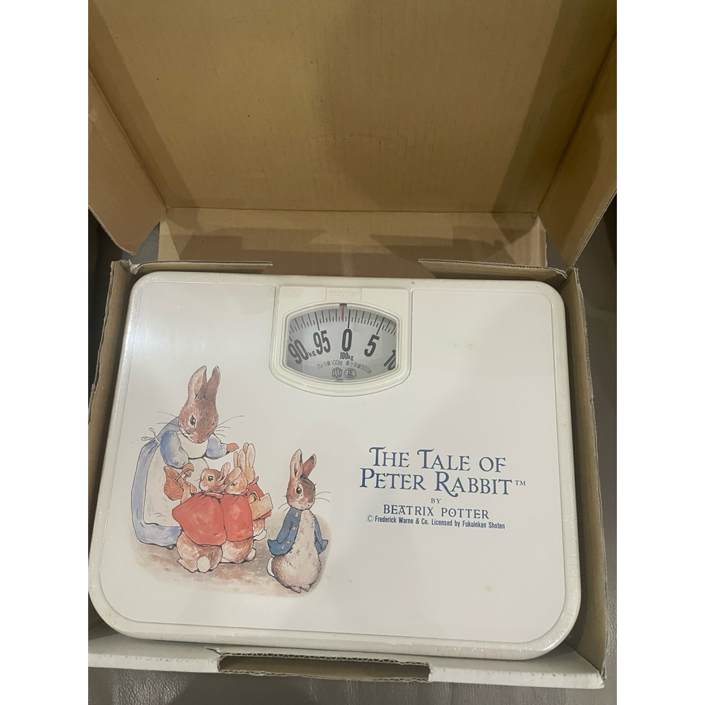 peter rabbit weight scale