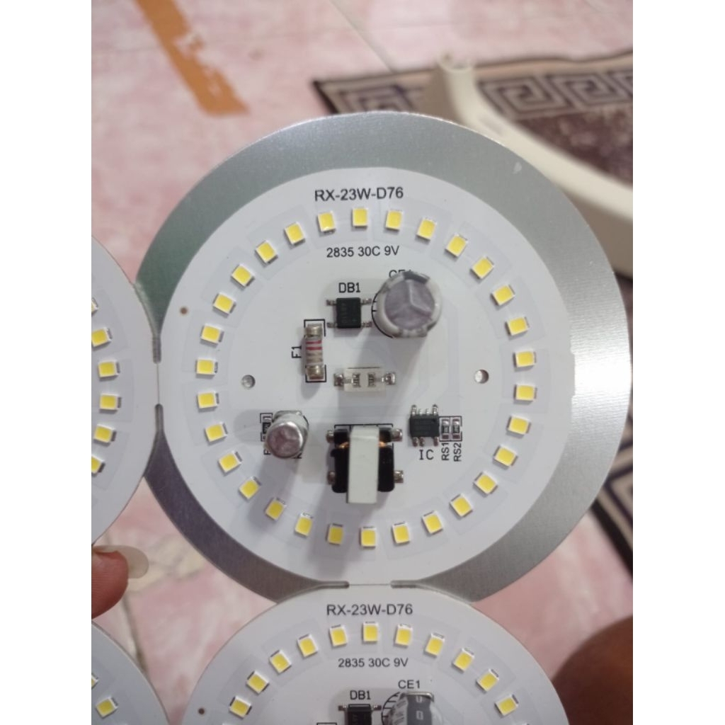 PCB LED AC rx super putih 9 v