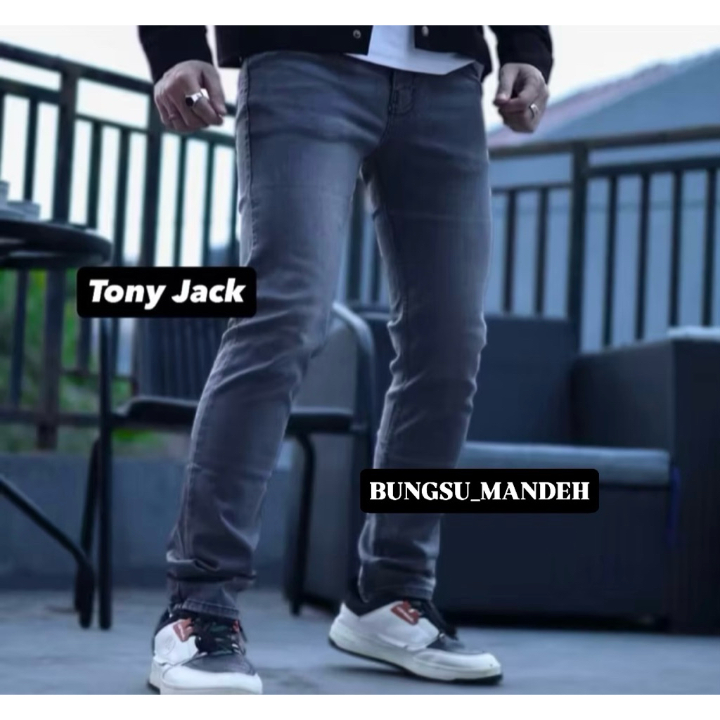TONY JACK~Celana jeans panjang pria slimfit/Celana jeans Tony Jack impor/Celana kemas panjang pria s