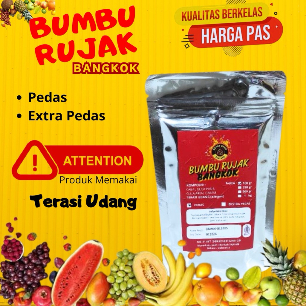 BUMBU RUJAK BANGKOK VIRAL GATOT KOCO