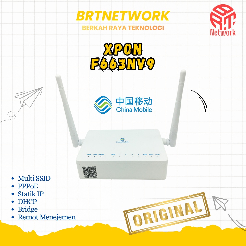 Modem Xpon ZTE F663NV9 Firmware Tebaru Anti Reset - Original