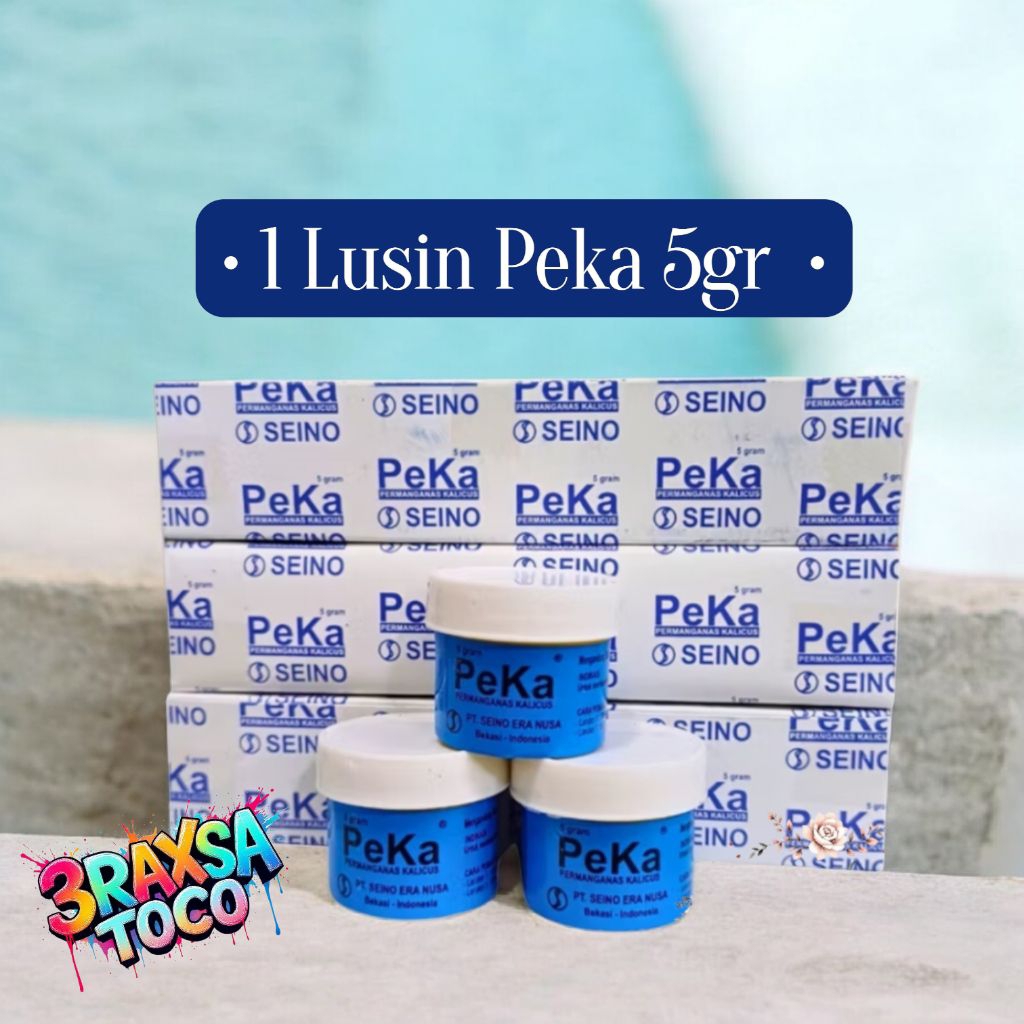 Serbuk PeKa Seino 5 gram & 2gram  - Bubuk PK Obat Kulit Jamur, Cacar, Kutu air