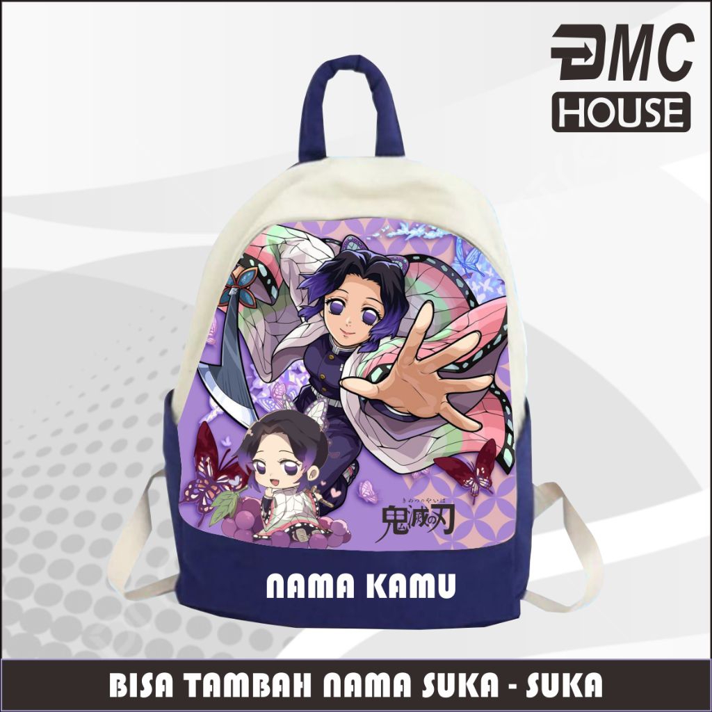 Tas Ransel Anak Sekolah Tk Sd Shinobu Demon Slayer Anime