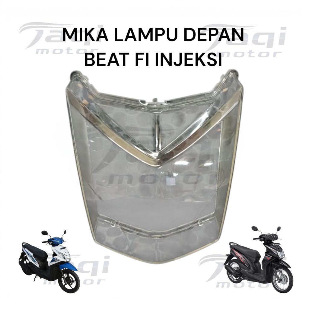 Mika reflektor lampu depan Honda beat fi injeksi tahun 2013 2014 2015 2016/Kaca mika lampu depan bea