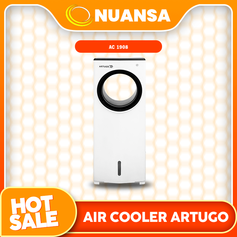 Artugo Air Cooler AC-1908 adalah pendingin ruangan portable hemat energi (80 Watt) dengan desain bla