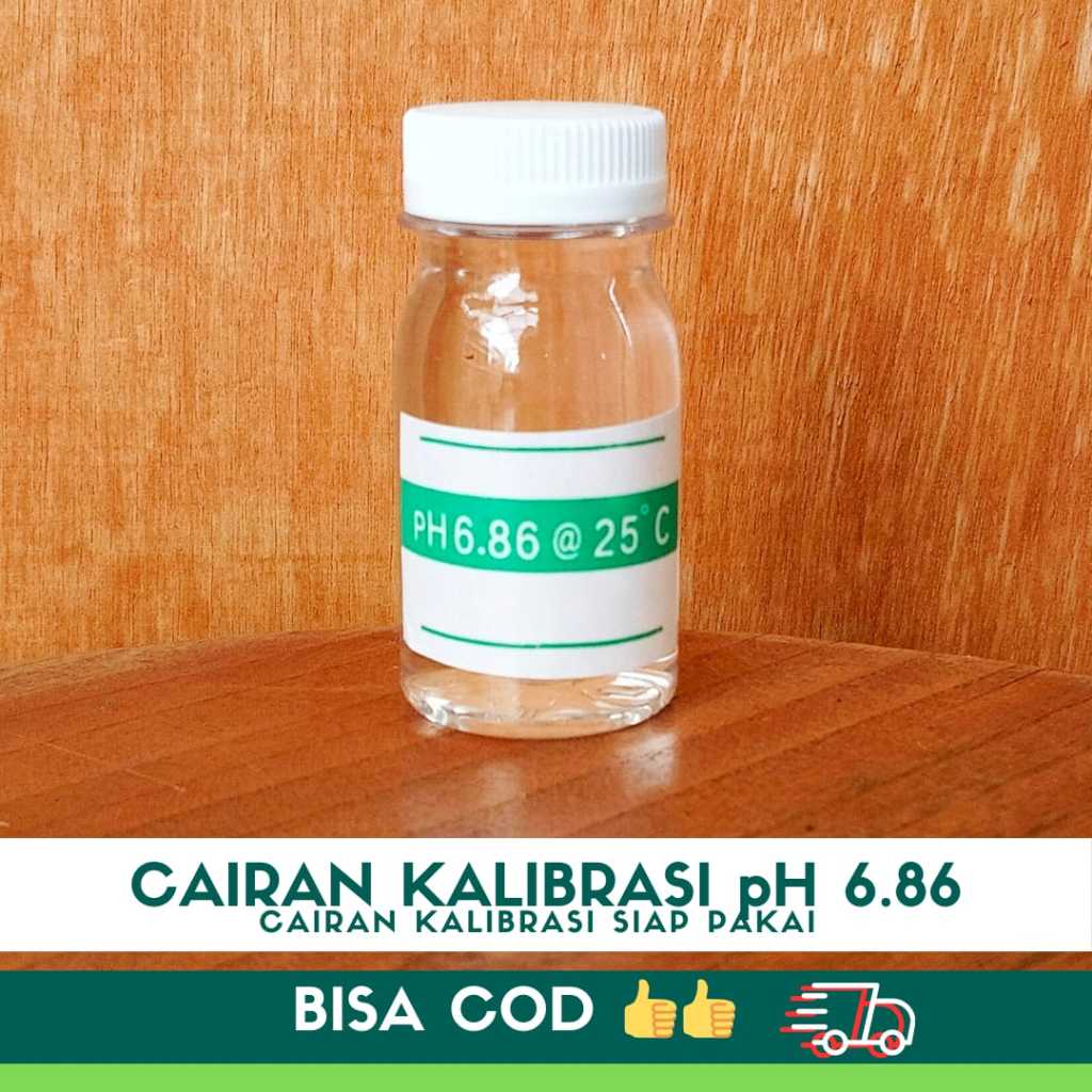50ML CAIRAN KALIBRASI pH METER 6,86 SIAP PAKAI larutan kalibrasi alat laboratorium