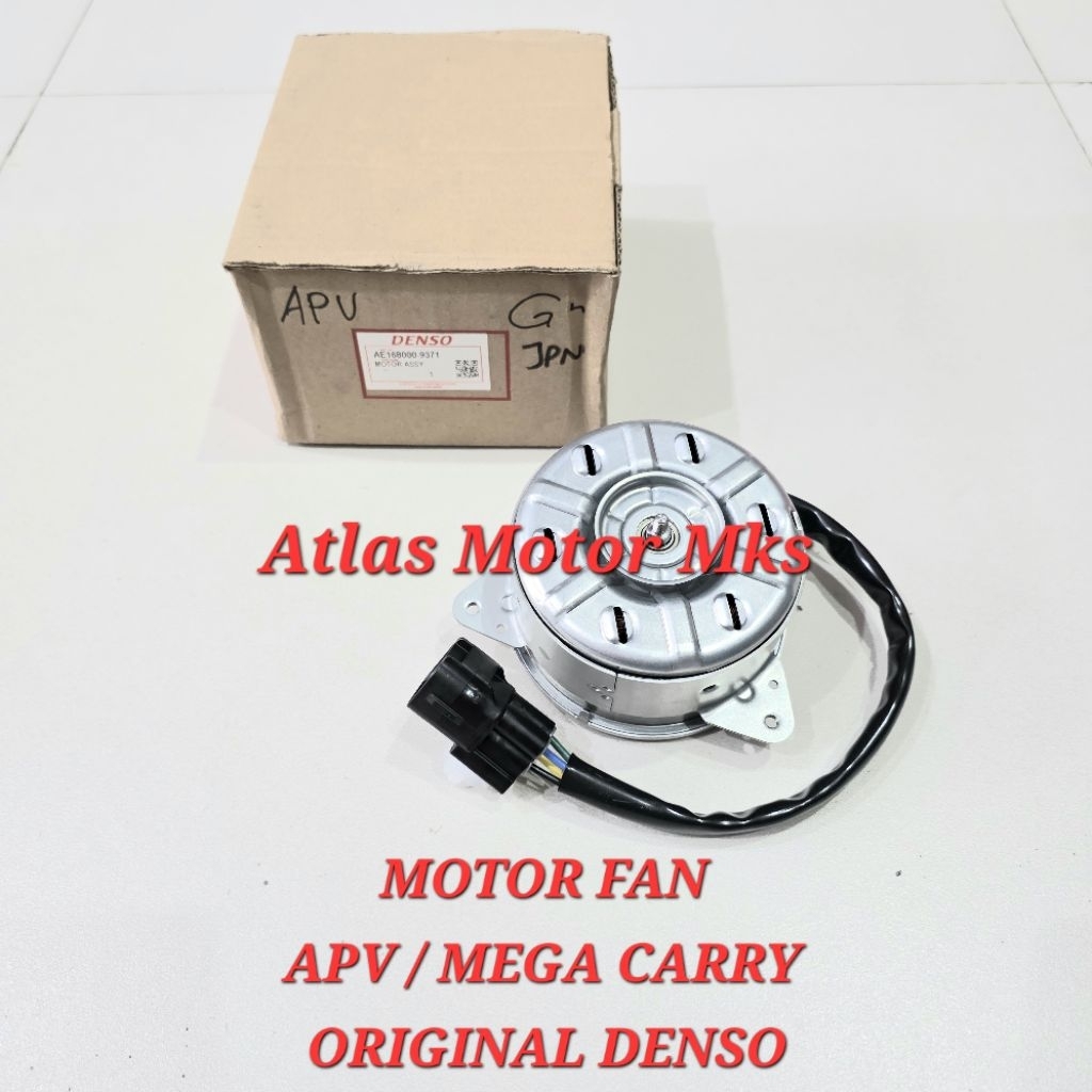 [1PC][ORIGINALDENSO]  MOTOR FAN RADIATOR DINAMU KIPAS RADIATOR SUZUKI APV / MEGA CARRY / APV ARENA -