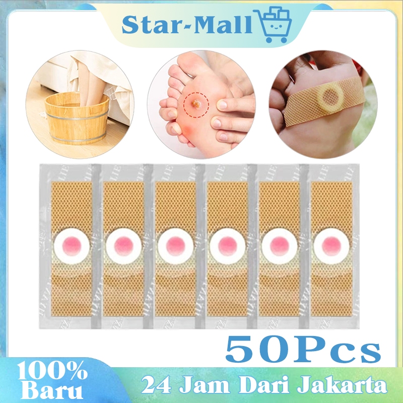 50Pcs Penghilang Mata Ikan Plester Kutil Mata Ikan Penghilang Kutil Plester Mata Ikan