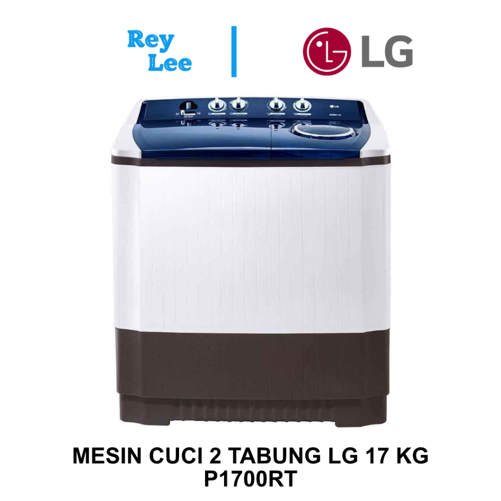Mesin Cuci 2 Tabung LG 17 Kg Roller Jet Pulsator P1700RT