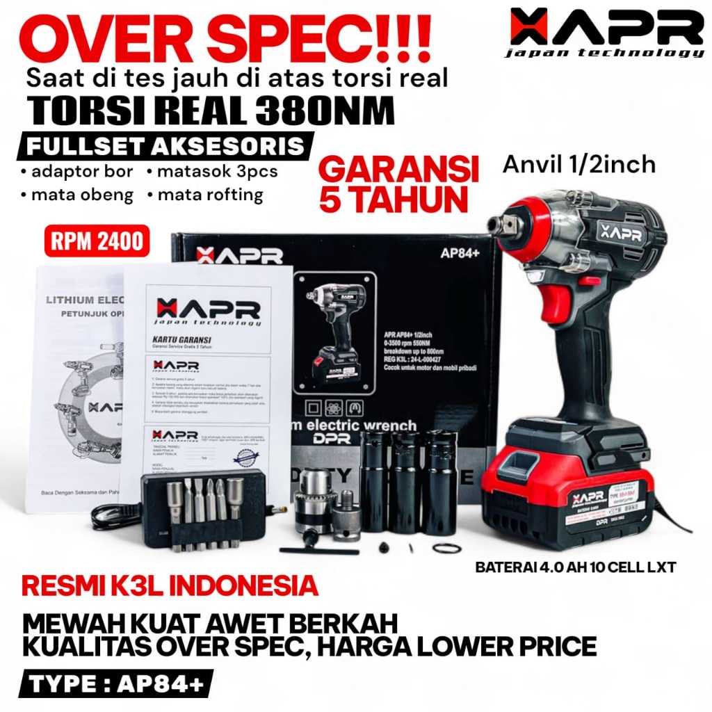 APR IMPACT WRENCH 500NM - 650 NM