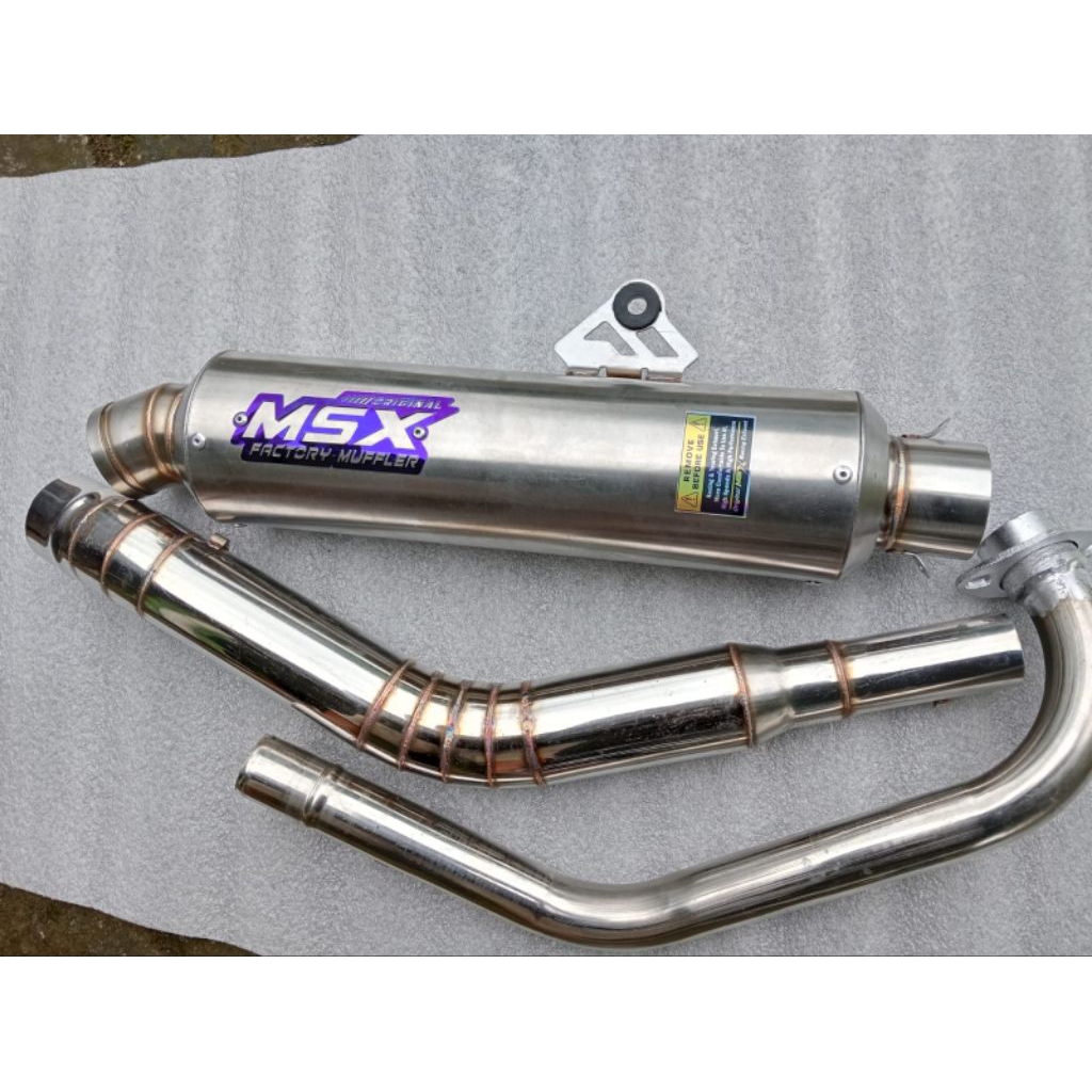 knalpot original msx jenong dos satria fu vixion cbr new sensor sonic verza gsx bison Jupiter mx kin