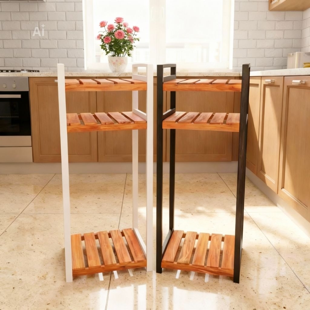 Rak kayu 3 susun|Rak kombinasi|Rak kayu 4 susun|Rak Helm|Rak Galon kombinasi|